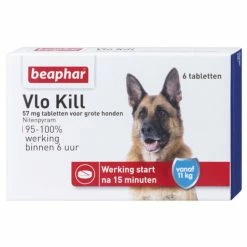Beaphar Beaphar Vlo Kill Hond - Vanaf 11 Kg - 6 Tabletten