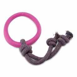Becothings Beco Hoop On A Rope Hondenspeelgoed - Roze