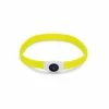 Beeztees Brede LED Halsband Hond - Verstelbaar - 65 X 2.5 Cm - Geel - Lichtgevende Halsband