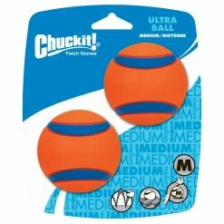 Chuckit! Chuckit Chuckit Ultra Ball - Zonder Piep - M - ø 6 Cm - 2-pack