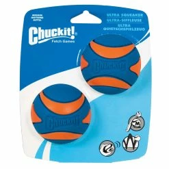 Chuckit! Chuckit Chuckit Ultra Squeaker Ball - Met Piep - M - ø 6 Cm - 2-pack