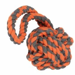 Happy Pet Happy Pet Nuts For Knots Extreme - Grijs/Oranje Bal Tugger - 60 Cm