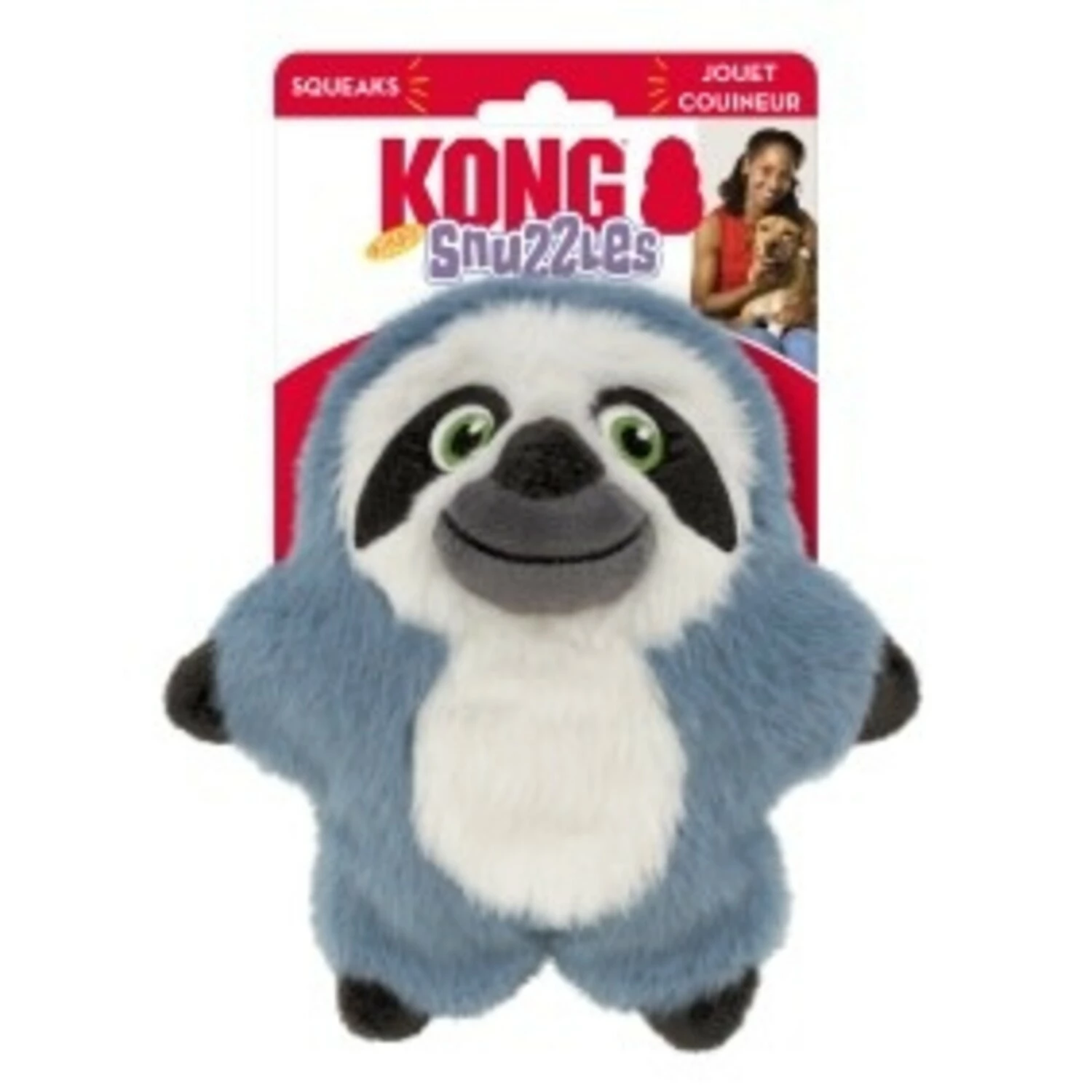 Kong Kong Snuzzles Kiddos Sloth - Small