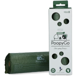 PoopyGo PoopyGo Eco Friendly - Lavendelgeur - 21x33 Cm - Tissue Box - 300 Poepzakjes Op Rol