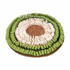 Snuffelmat Rond - 48 Cm - Cookie White Green
