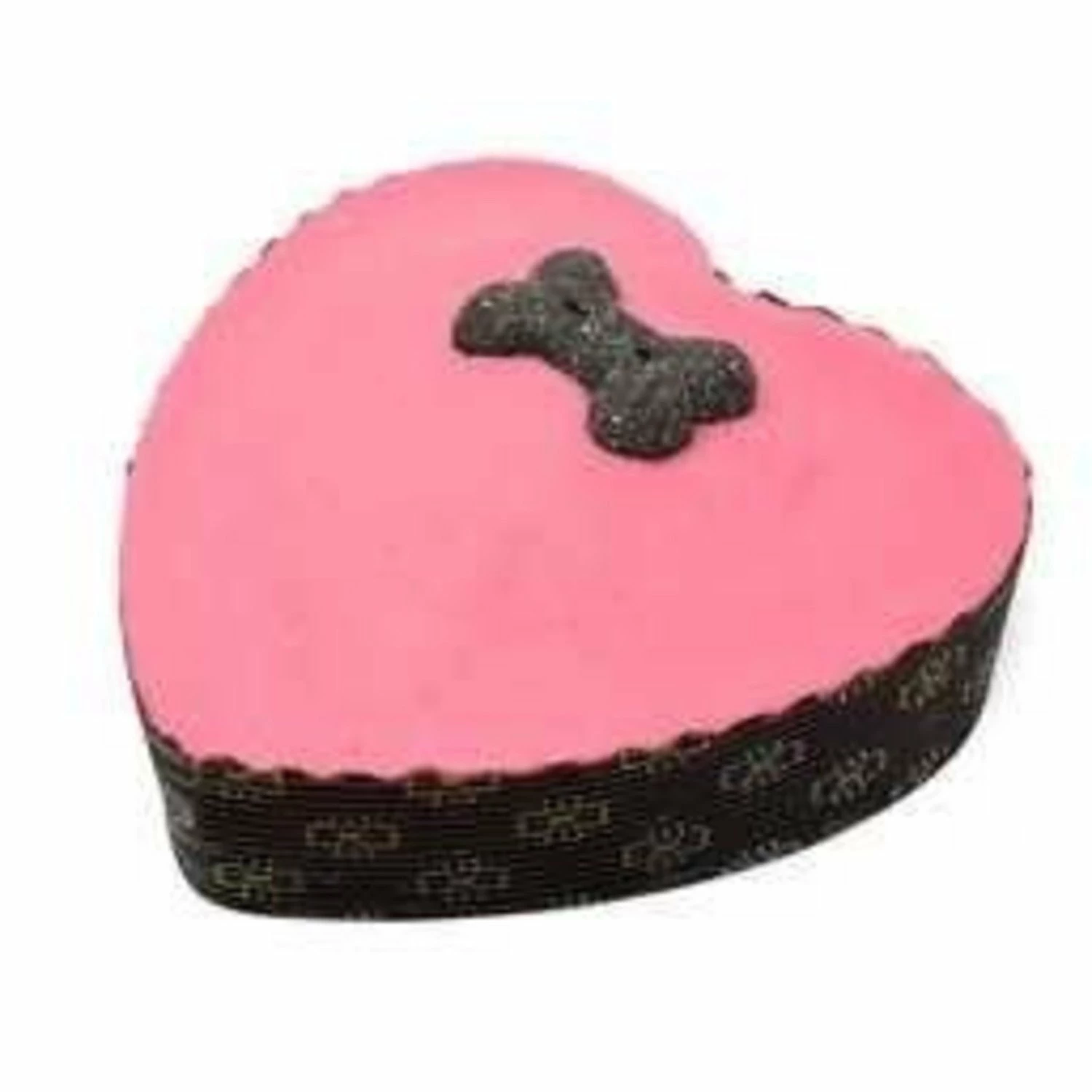 The Barking Bakery The Barking Bakery Pink Heart Pawty Cake - Hondentaart - Per Stuk - Afbeelding 2