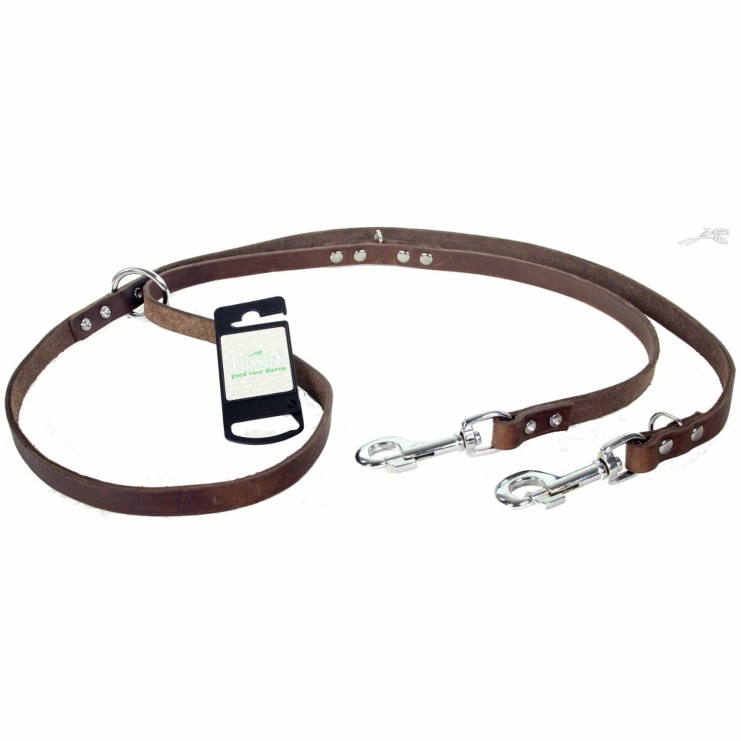 Tijssen Hondenriem Multi Vetleer Bruin