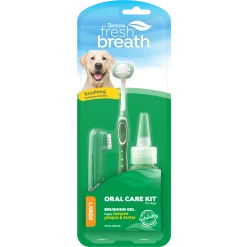 Tropiclean Tropiclean Fresh Breath Oral Care Kit - Gebit Verzorging Set Grote Hond
