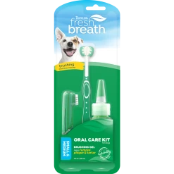 Tropiclean Tropiclean Fresh Breath Oral Care Kit - Gebit Verzorging Set Kleine En Middelgrote Hond